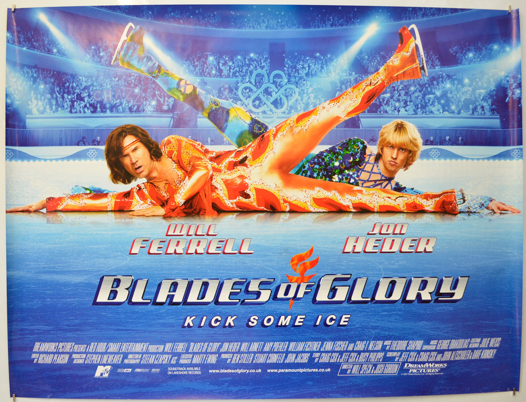 Blades Of Glory Original Quad Poster - Film Poster - Movie Poster  