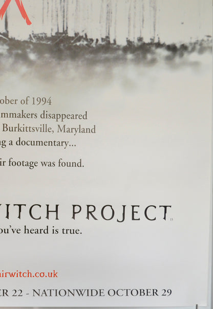 THE BLAIR WITCH PROJECT (Bottom Right) Cinema 4 Sheet Movie Poster 