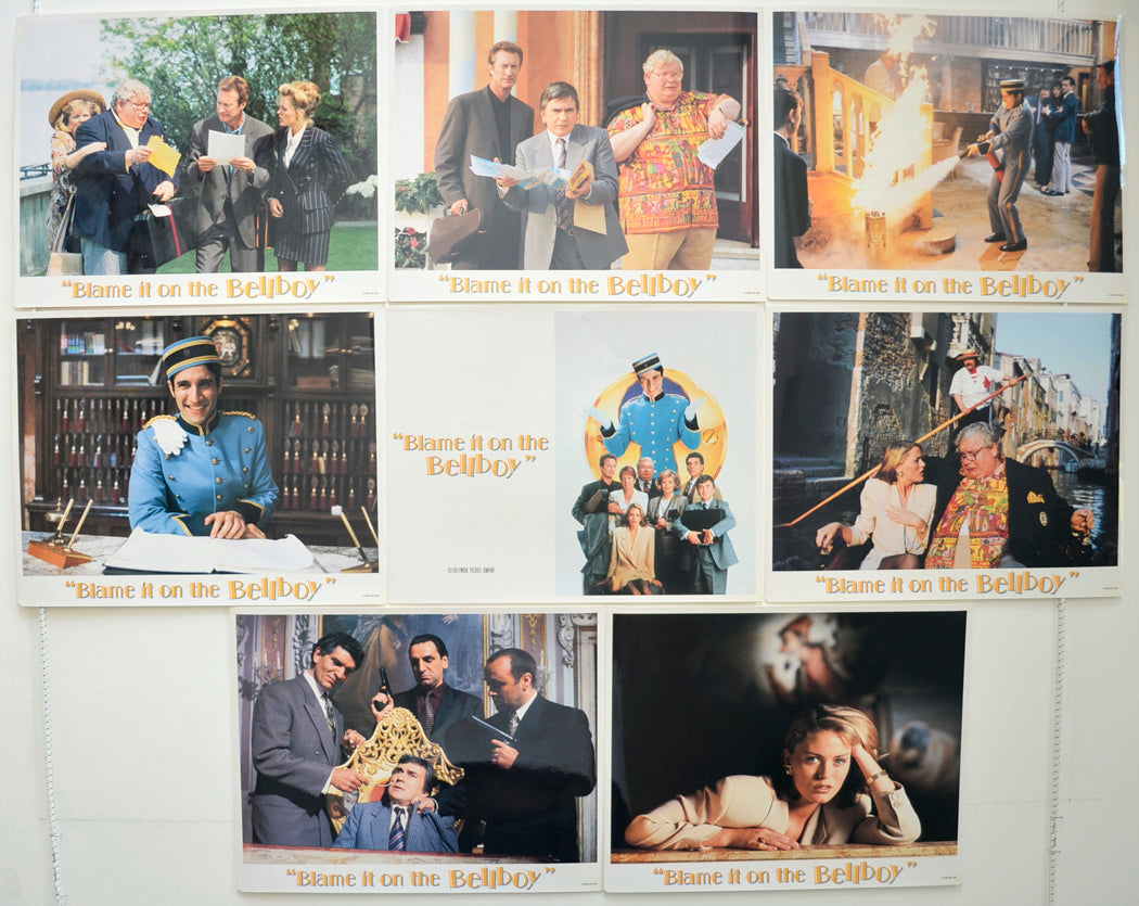 Blame It On The Bellboy  Set of 8 Original Cinema Lobby Cards 