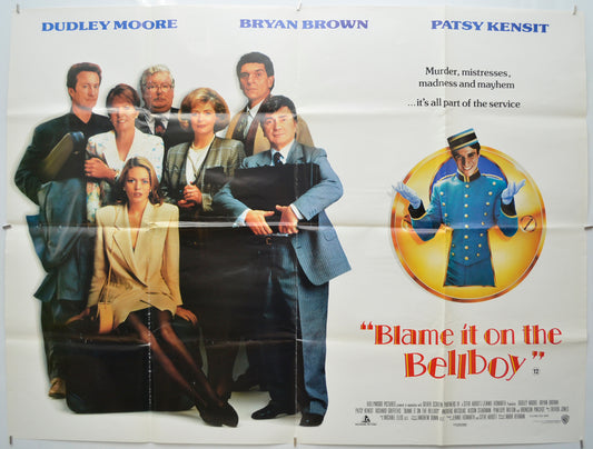 Blame It On The Bellboy  Original Quad Movie Poster  