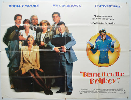 Blame It On The Bellboy  Original Quad Movie Poster  