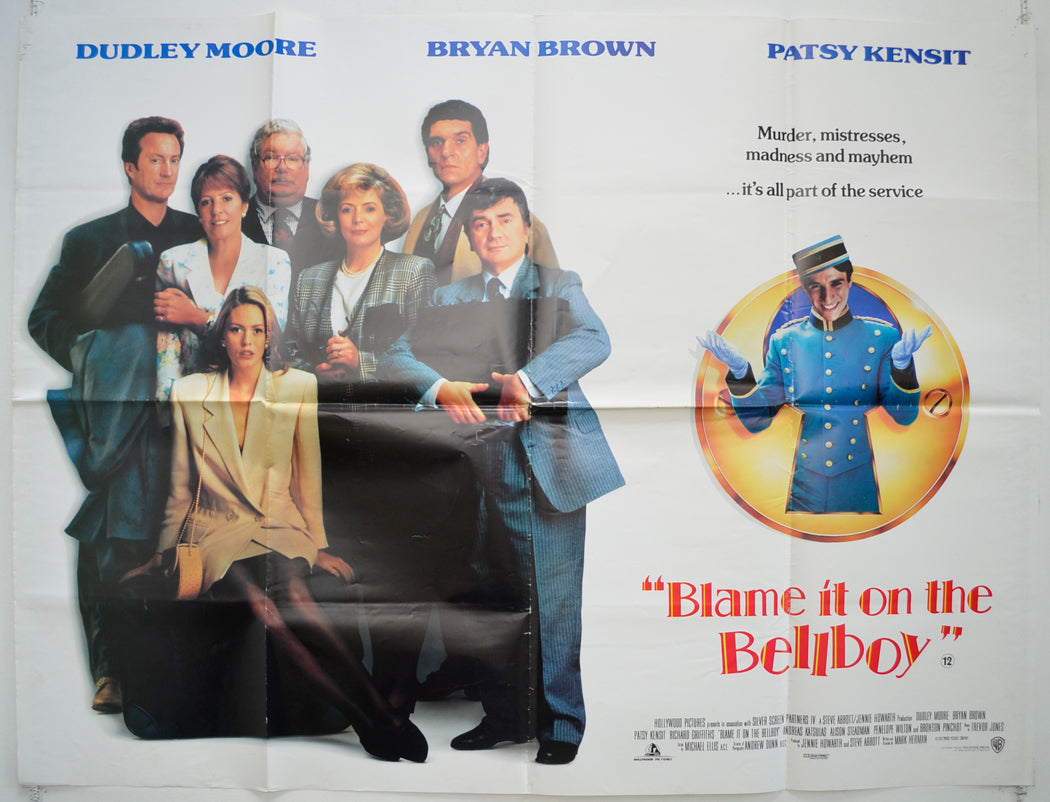 Blame It On The Bellboy Original Quad Poster - Film Poster - Movie Poster  