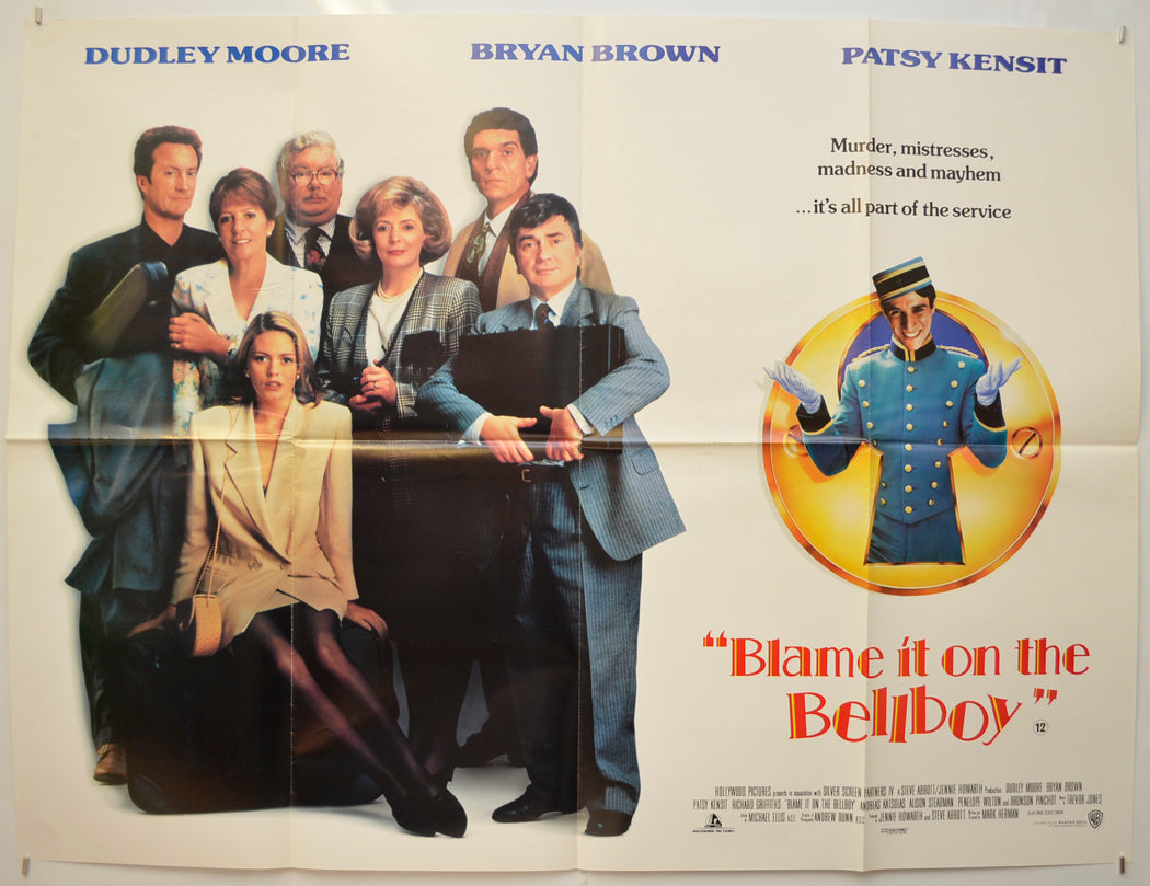 Blame It On The Bellboy Original Quad Poster - Film Poster - Movie Poster