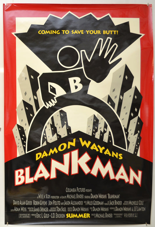 Blankman Original One Sheet Poster - Film Poster - Movie Poster