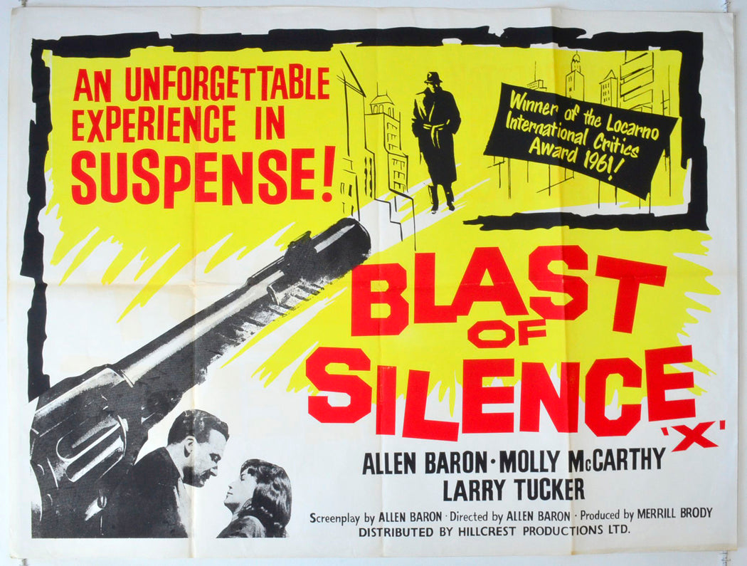 Blast Of Silence Original British Quad Poster - Movie Poster