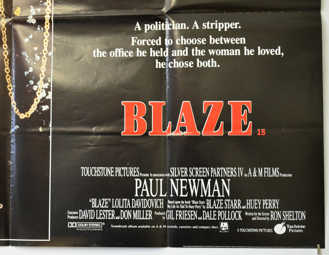 BLAZE (Bottom Right) Cinema Quad Movie Poster 