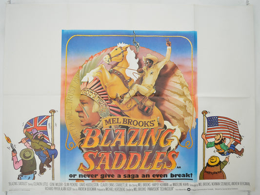 Blazing Saddles  Original Quad Poster - Film Poster - Movie Poster