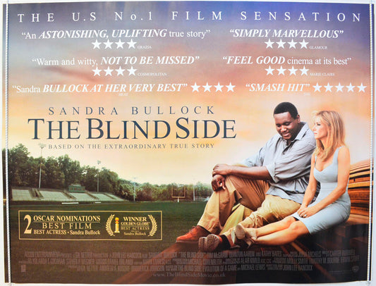 The Blind Side Original British Quad Poster - Film Poster - Movie Poster 