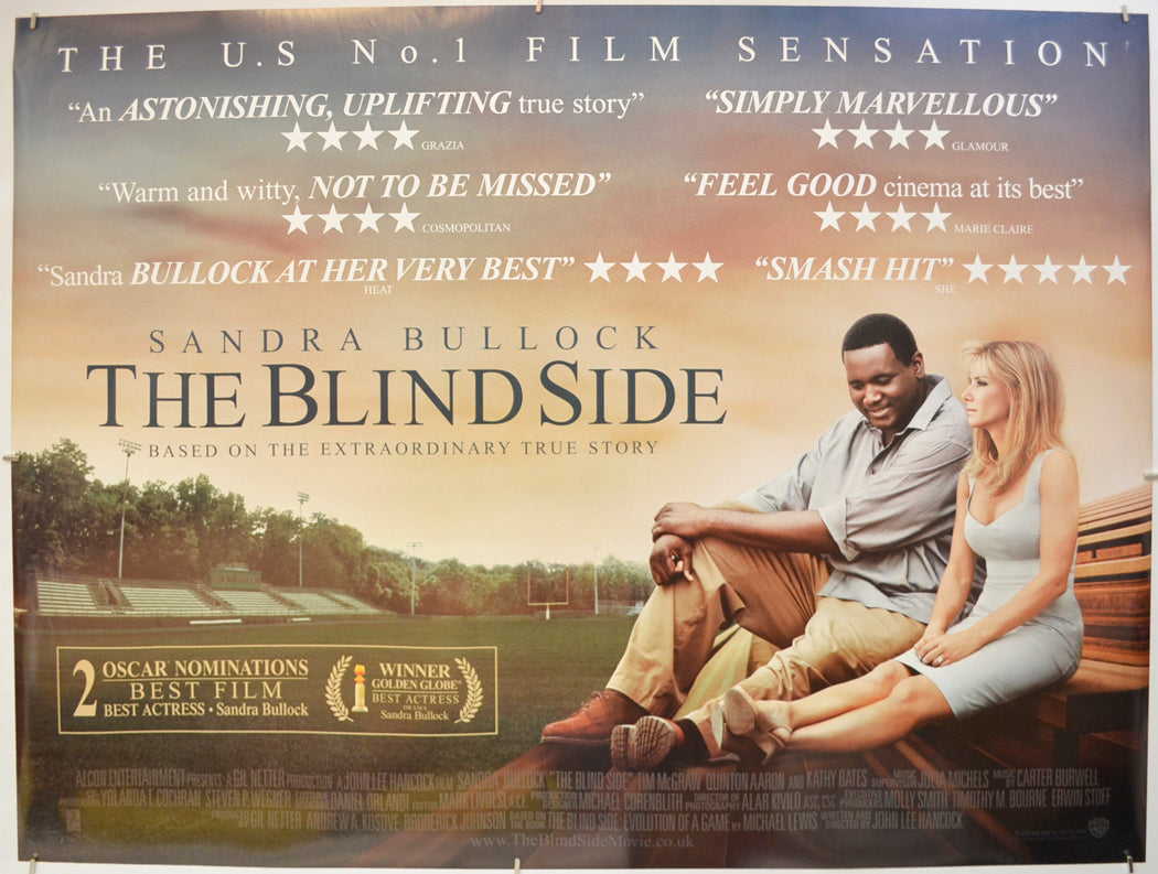 The Blind Side  Original Quad Poster - Film Poster - Movie Poster