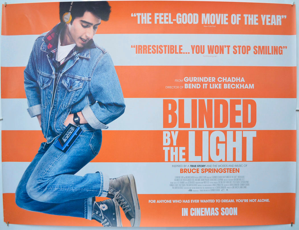 Blinded by the Light Original Quad Poster - Film Poster - Movie Poster