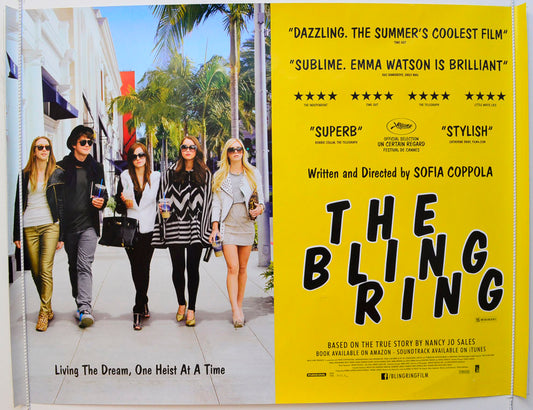 The Bling Ring Original British Quad Poster - Film Poster - Movie Poster 