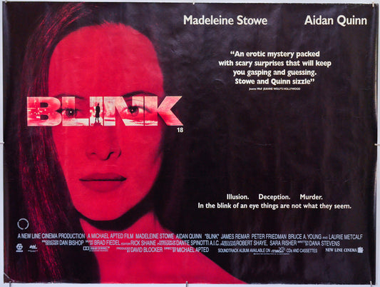 Blink - Original Quad Poster - Film Poster - Movie Poster