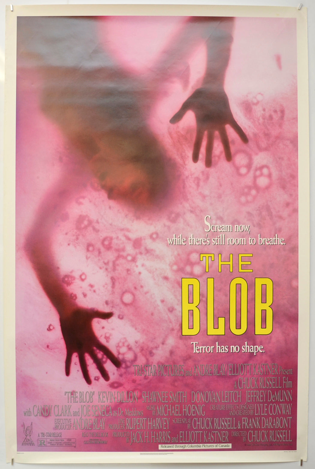 The Blob Original One Sheet Poster - Film Poster - Movie Poster