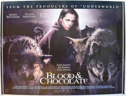 Blood And Chocolate Original British Quad Poster - Film Poster - Movie Poster 