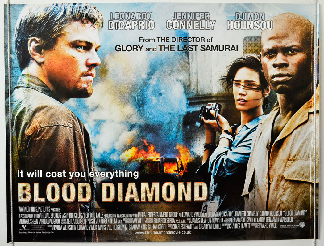 Blood Diamond Original British Quad Poster - Movie Poster