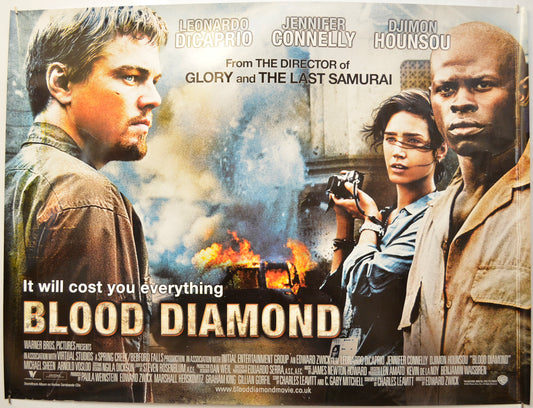 Blood Diamond Original Quad Poster - Film Poster - Movie Poster  