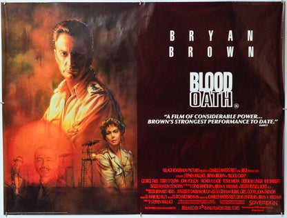 Blood Oath - Original Quad Poster - Film Poster - Movie Poster