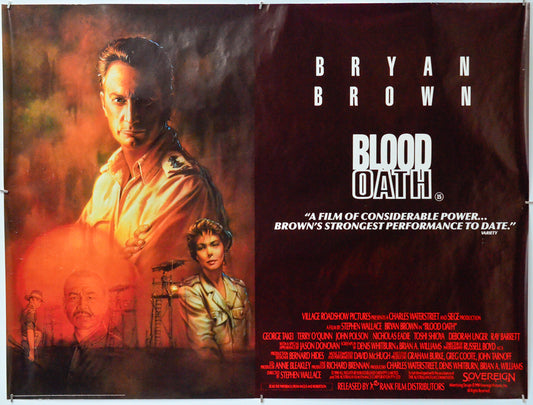 Blood Oath - Original Quad Poster - Film Poster - Movie Poster