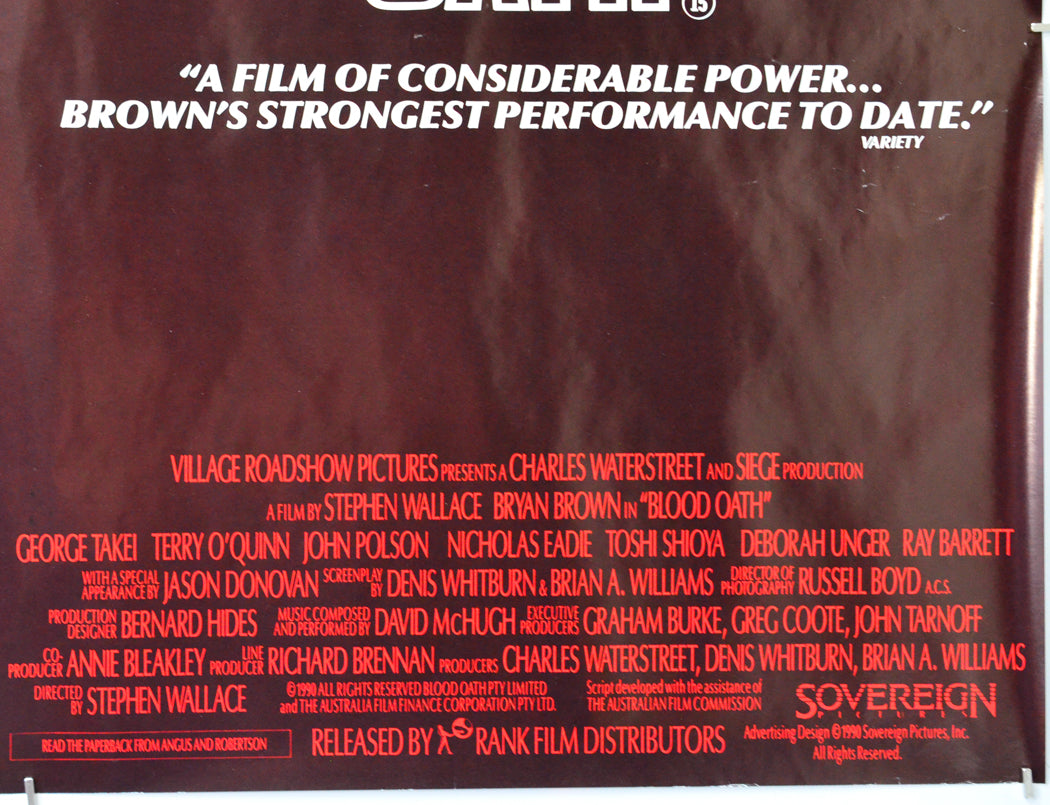Blood Oath (Bottom Right) Cinema Quad Movie Poster 