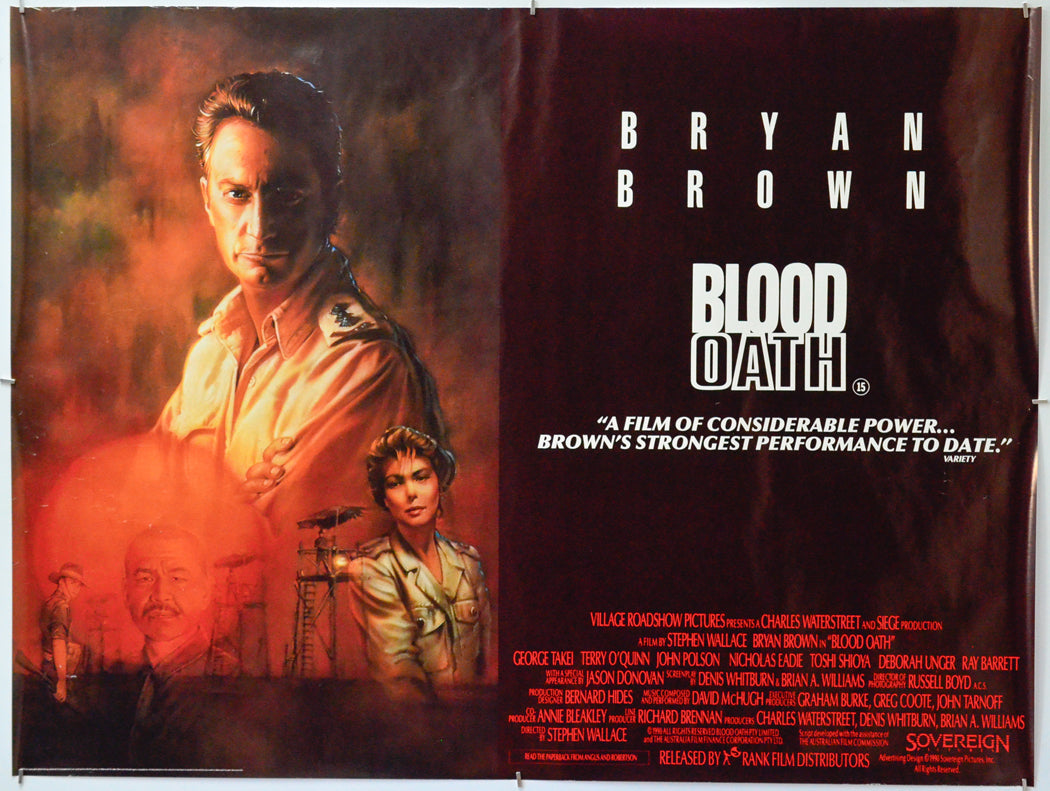 Blood Oath - Original Quad Poster - Film Poster - Movie Poster