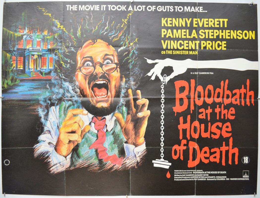 Bloodbath At The House Of Death Original Quad Poster - Film Poster - Movie Poster