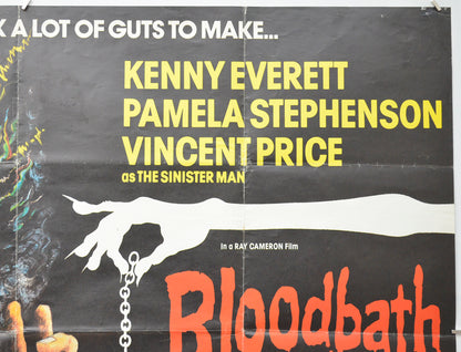 BLOODBATH AT THE HOUSE OF DEATH (Top Right) Cinema Quad Movie Poster 