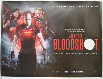 Bloodshot - Original Quad Poster - Film Poster - Movie Poster