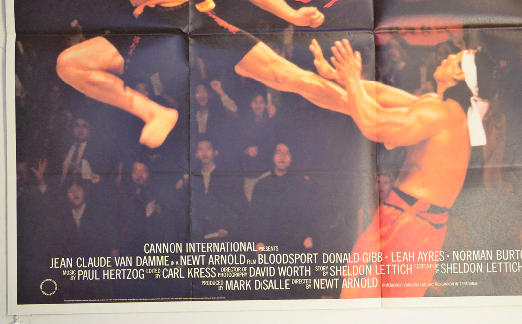 BLOODSPORT (Bottom Left) Cinema Quad Movie Poster 