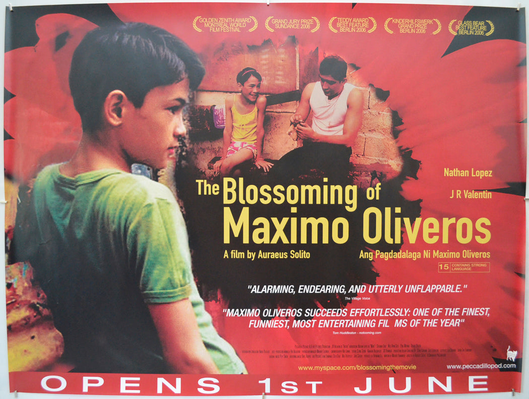 The Blossoming Of Maximo Oliveros  (a.k.a. Ang pagdadalaga ni Maximo Oliveros)  Original Quad Poster - Film Poster - Movie Poster 