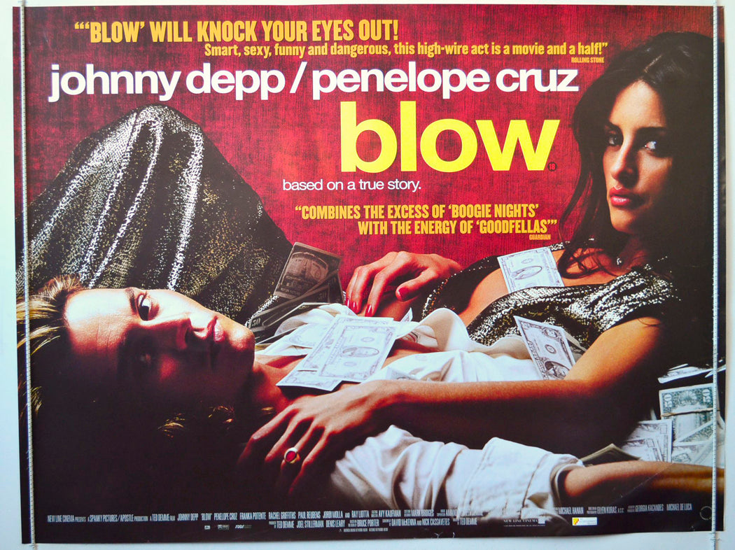 Blow Original British Quad Poster - Movie Poster