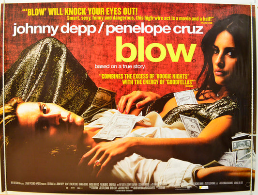 Blow  Original British Quad Poster - Film Poster - Movie Poster