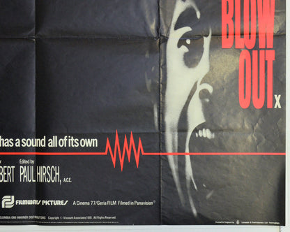 BLOW OUT (Bottom Right) Cinema Quad Movie Poster 