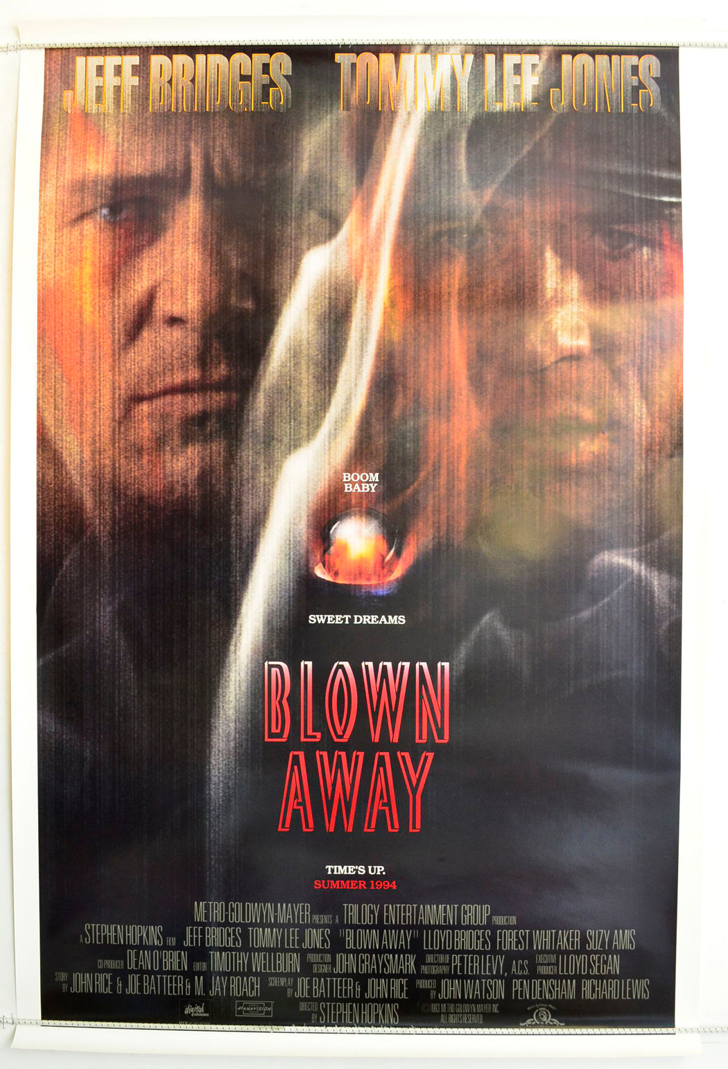 Blown Away   (Teaser / Advance Version) Original One Sheet Poster - Film Poster - Movie Poster