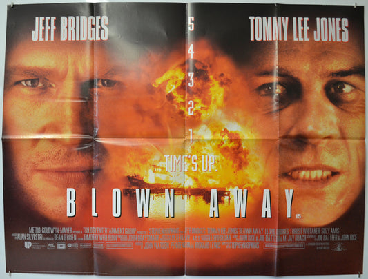 Blown Away Original Quad Poster - Film Poster - Movie Poster