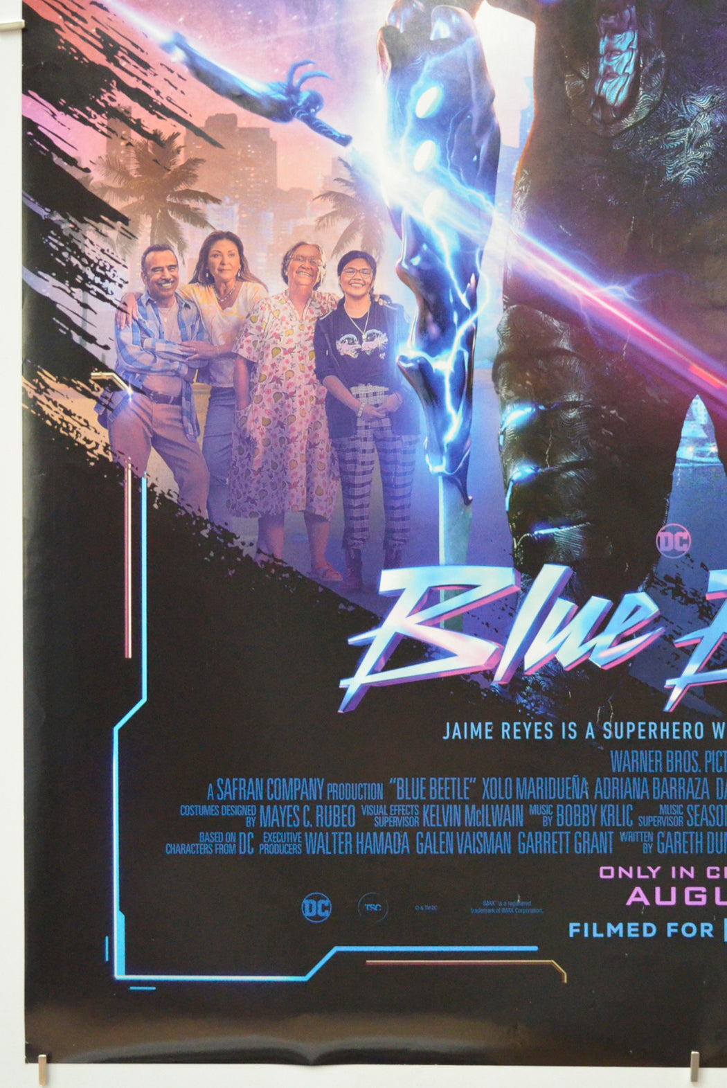 BLUE BEETLE (Bottom Left) Cinema One Sheet Movie Poster 