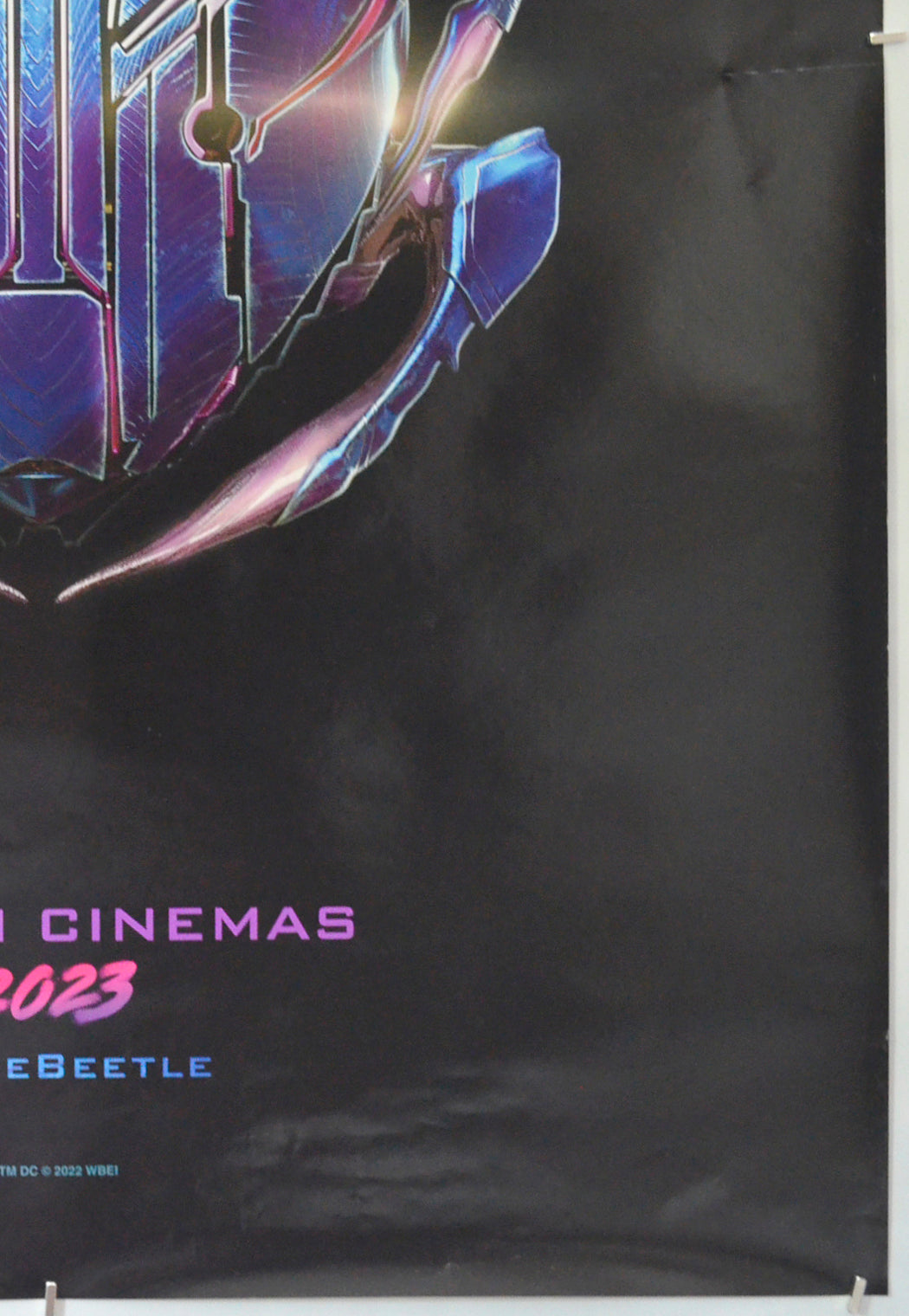 BLUE BEETLE (Bottom Right) Cinema One Sheet Movie Poster 