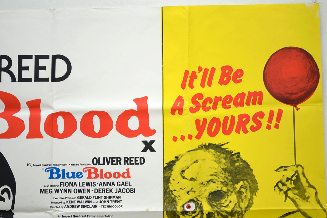 BLUE BLOOD / CHILDREN SHOULDN’T PLAY WITH DEAD THINGS (Top Right) Cinema Quad Movie Poster 