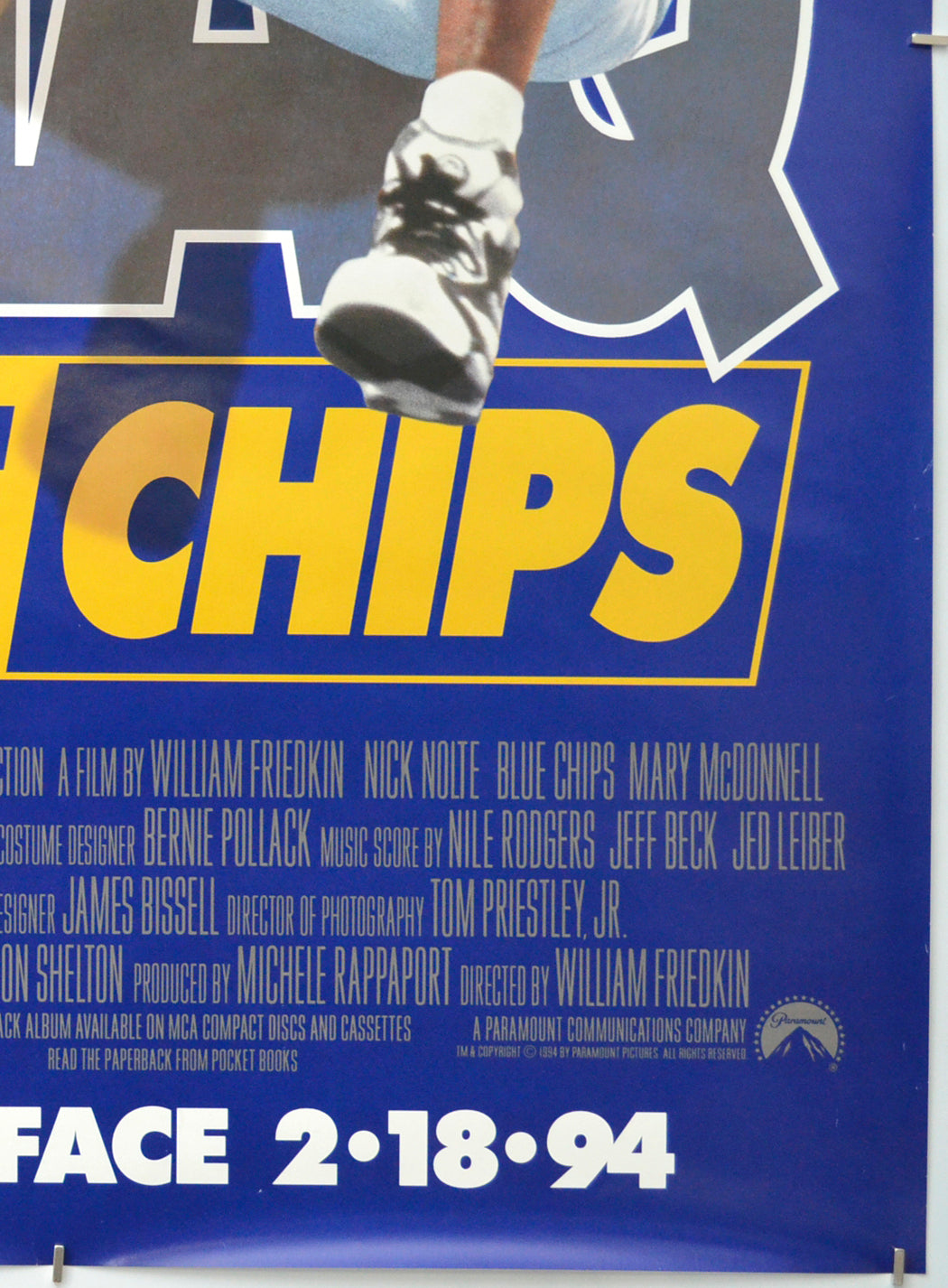 BLUE CHIPS (Bottom Right) Cinema One Sheet Movie Poster 