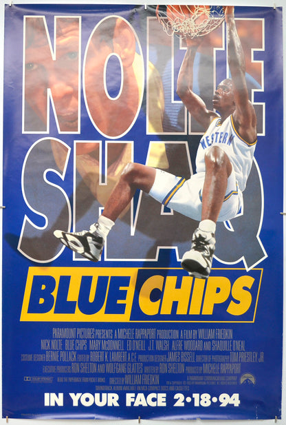 Blue Chips Original One Sheet Poster - Film Poster - Movie Poster