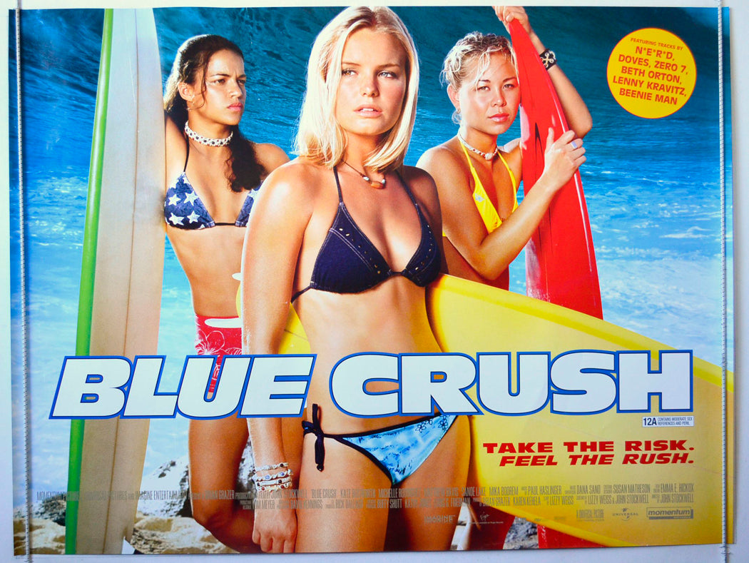 Blue Crush Original British Quad Poster - Movie Poster