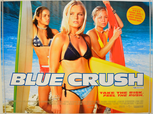 Blue Crush  Original Quad Poster - Film Poster - Movie Poster 