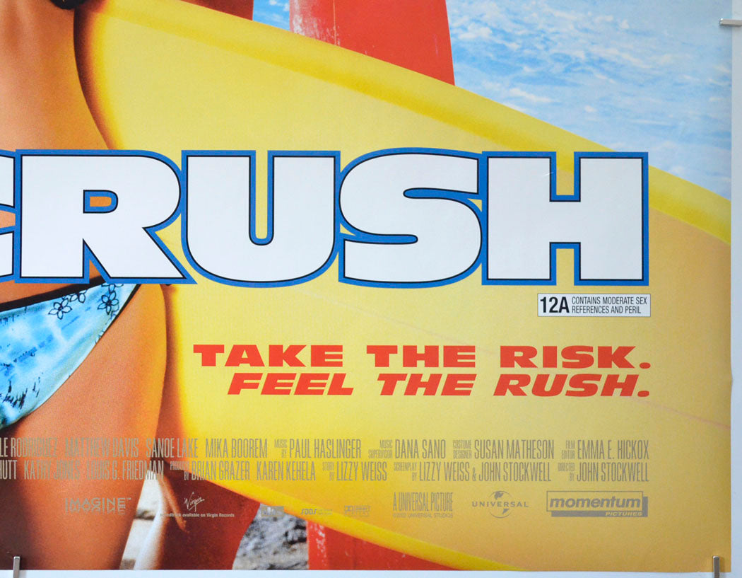 BLUE CRUSH (Bottom Right) Cinema Quad Movie Poster 