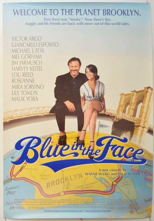 Blue In The Face Original One Sheet Poster - Film Poster - Movie Poster