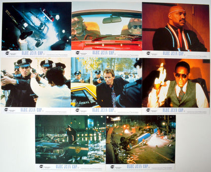 Blue Jean Cop (a.k.a. Shakedown) Set of 8 Original Colour Front Of House Stills / 8x10 Lobby Cards