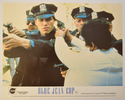 BLUE JEAN COP (Card 4) Cinema Set of Colour FOH Stills / Lobby Cards 