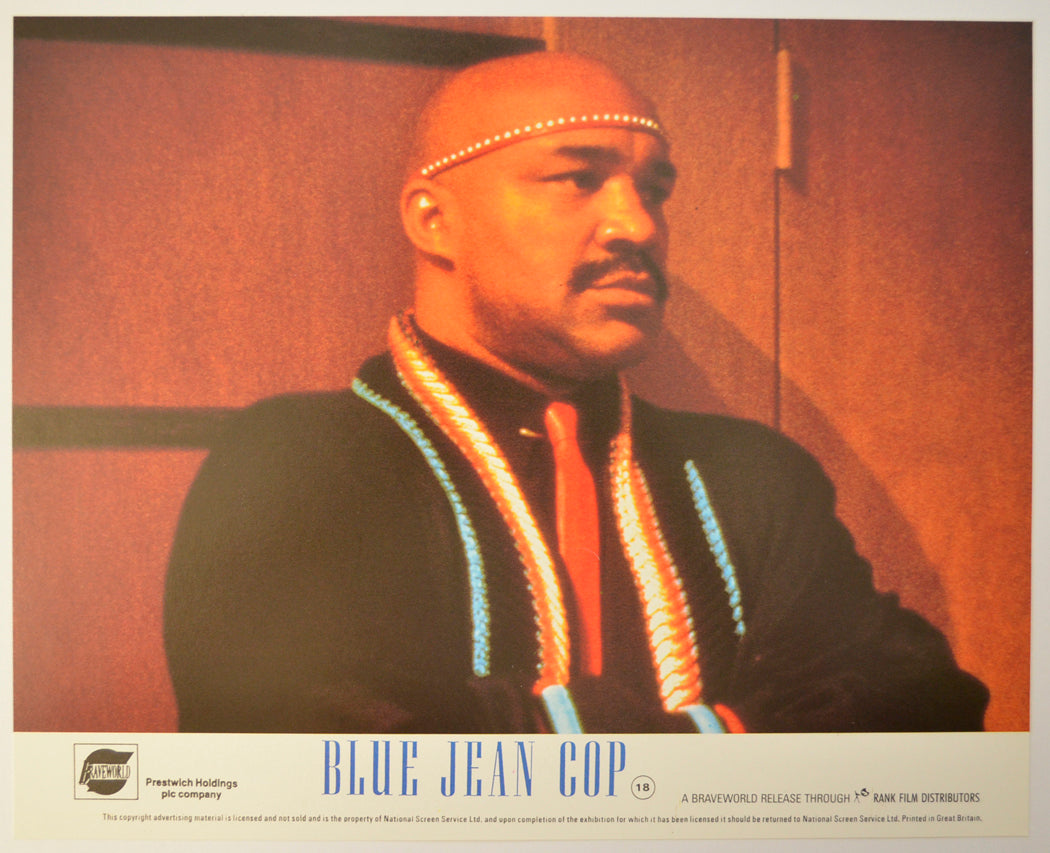 BLUE JEAN COP (Card 8) Cinema Set of Colour FOH Stills / Lobby Cards 