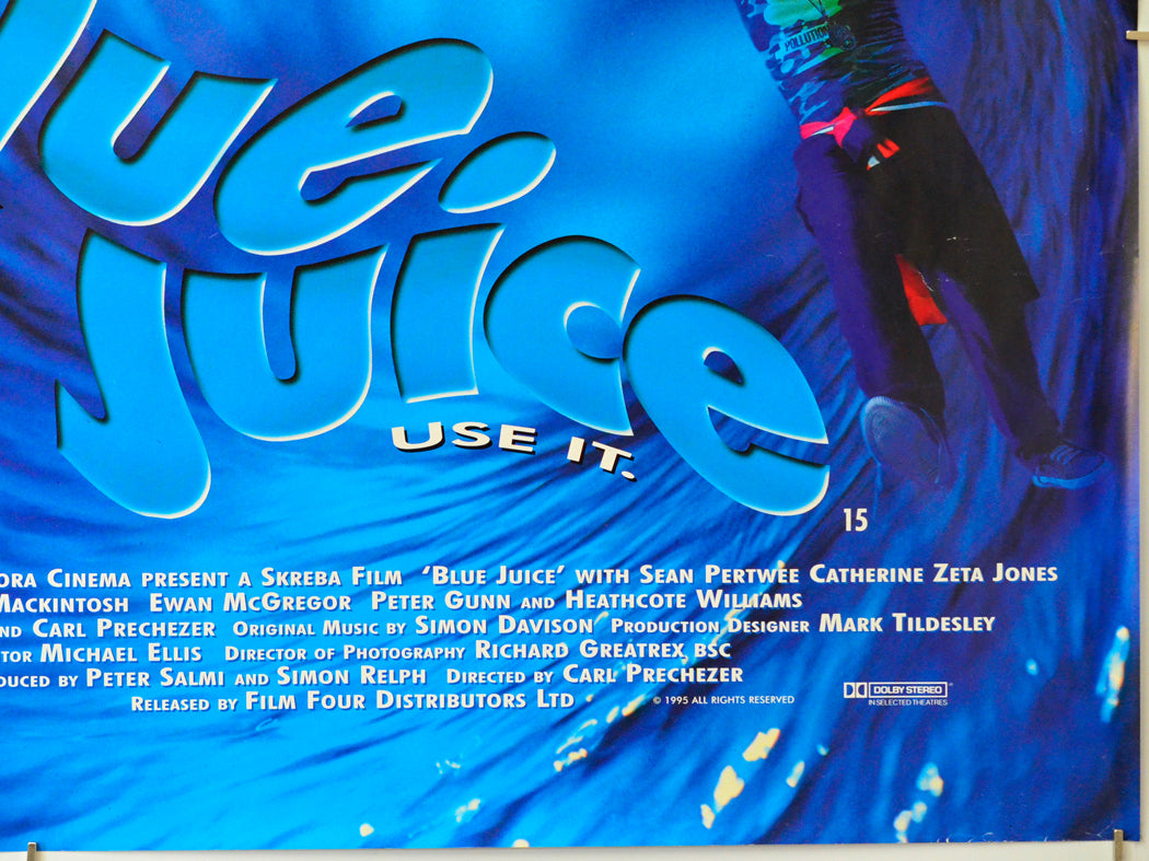 Blue Juice (Bottom Right) Cinema Quad Movie Poster 