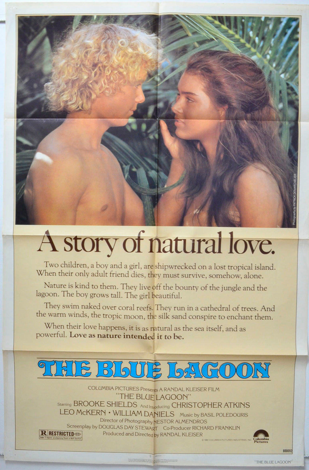 The Blue Lagoon Original One Sheet Poster - Movie Poster