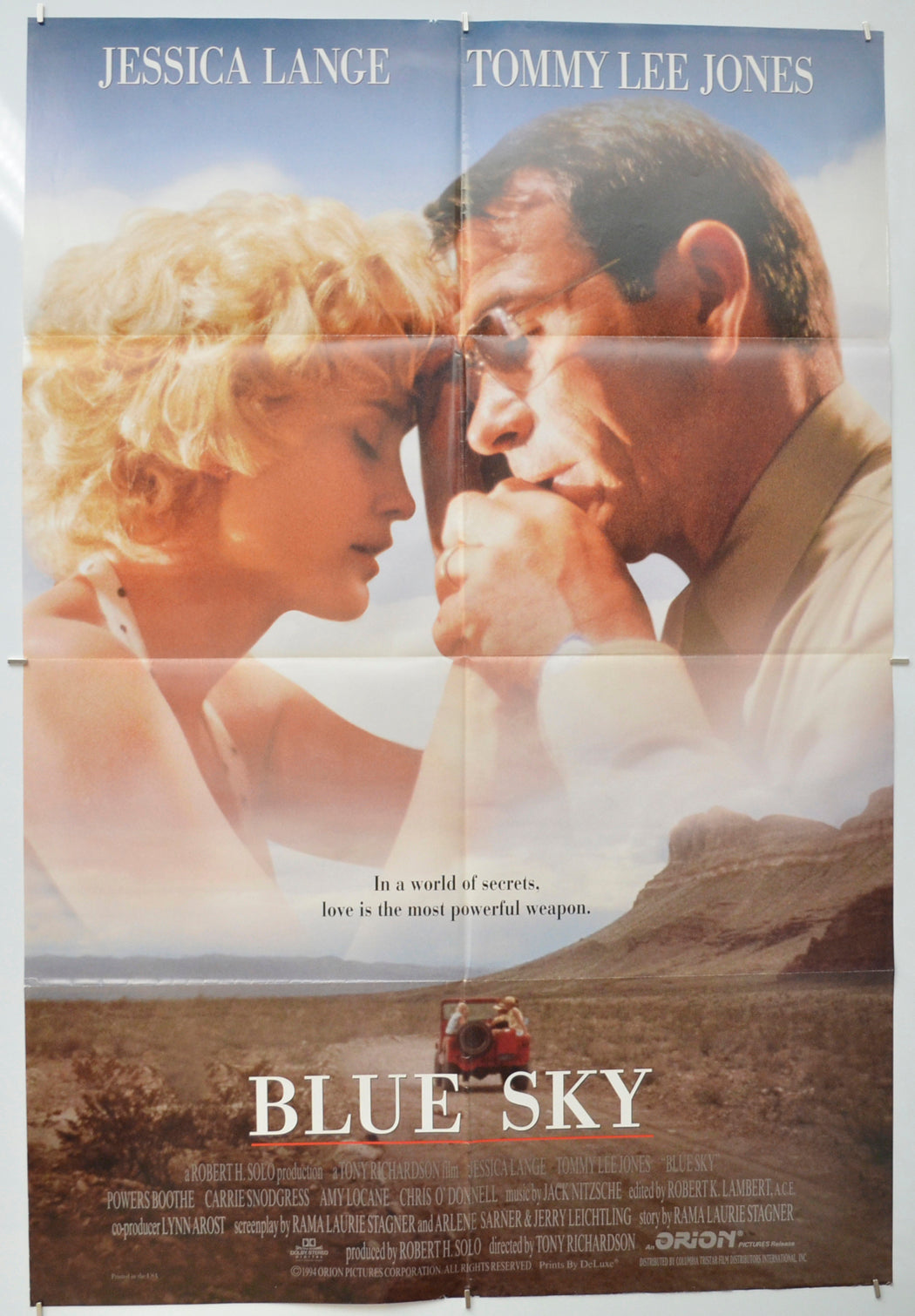 Blue Sky  Original One Sheet Poster - Film Poster - Movie Poster