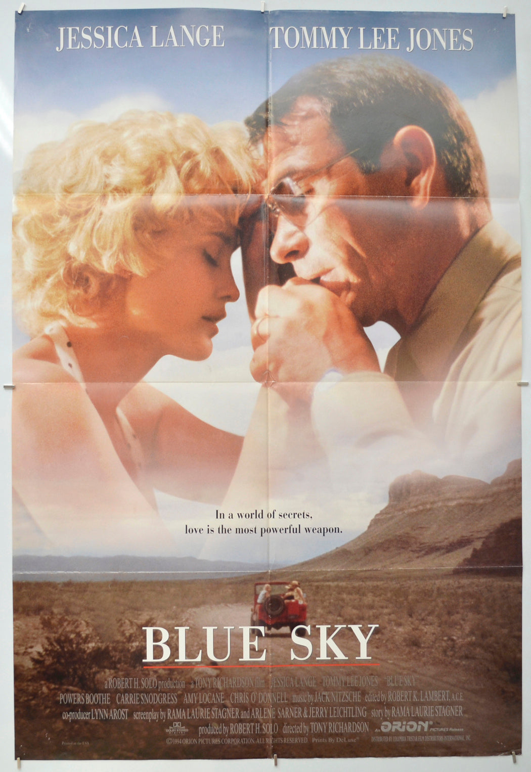 Blue Sky  Original One Sheet Poster - Film Poster - Movie Poster